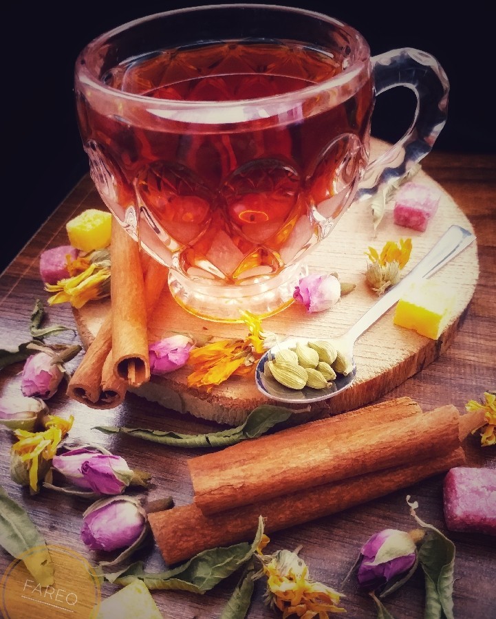 چای دارچین پرتقالی