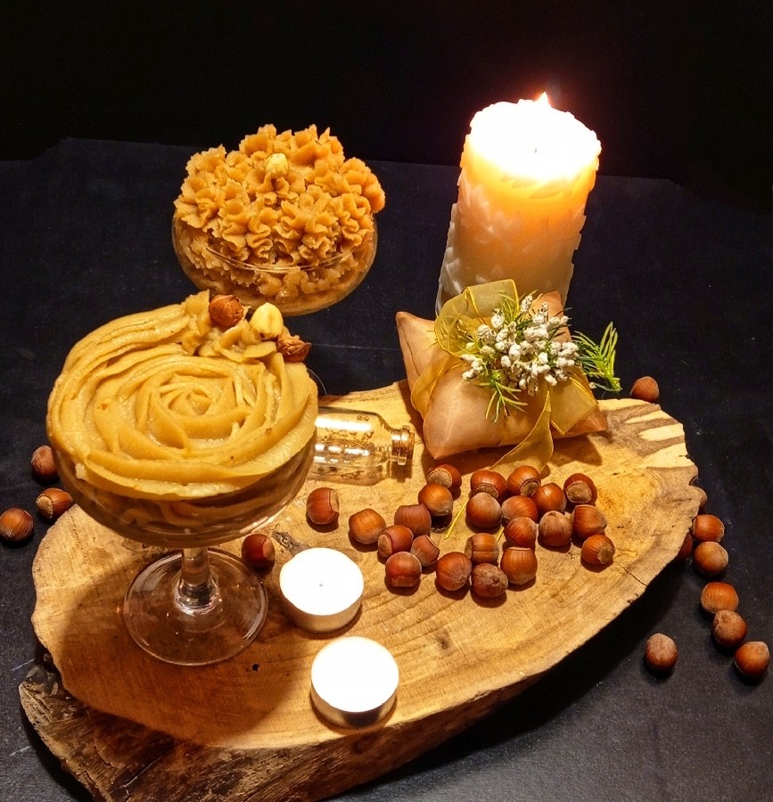 عکس کرم موسلین پرالینه