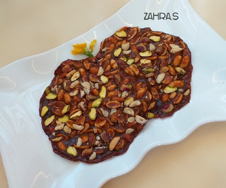 سوهان آجیلی با شیره انگور
