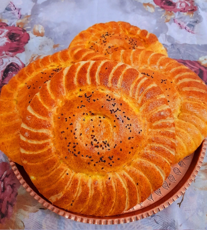 عکس نان ازبکستانی 