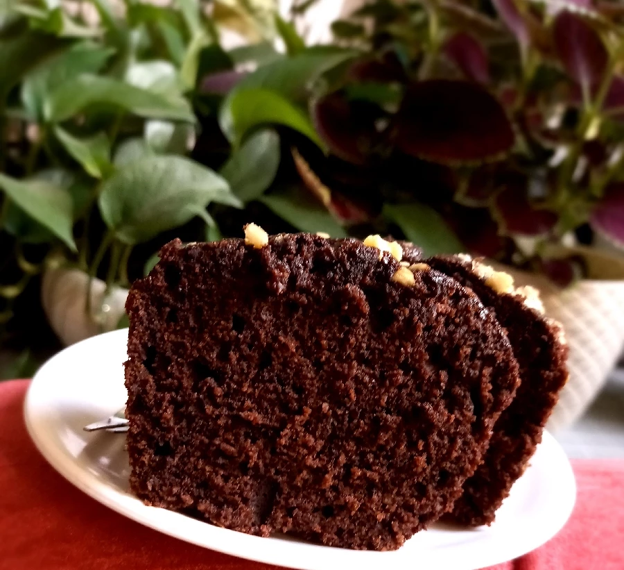 عکس کیک کدوحلوایی شکلاتی