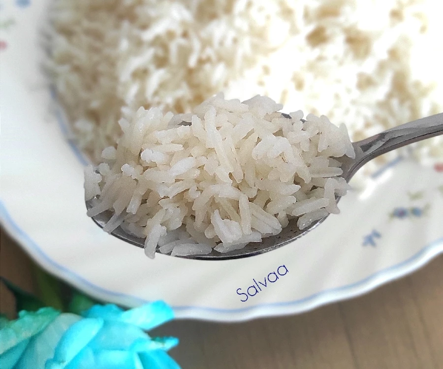 عکس پخت برنج به روش سرخ کردن