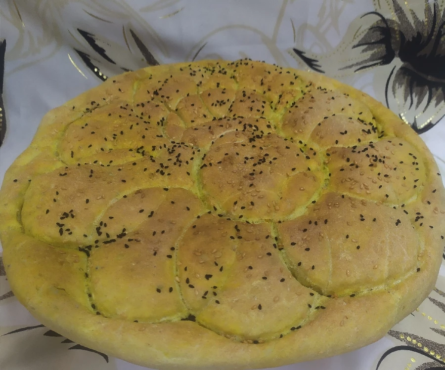 عکس نان کماچ با خمیر نانوایی
