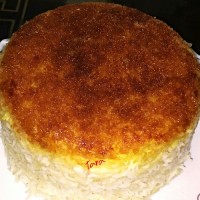 ته دیگ با نان باگت