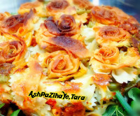 ته دیگ شکل گل