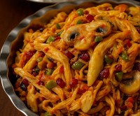 عکس طرز تهیه مرغ رنگین کمان