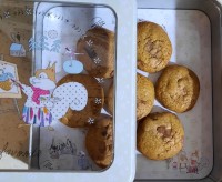 عکس طرز تهیه کوکی شکلاتی با کره قهوه‌ای