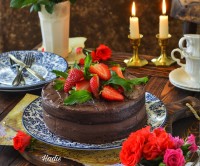 عکس طرز تهیه کیک شکلاتی (خوراک شیطان)