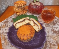 عکس طرز تهیه کاپ کیک با مغزی نارگیل و گردو