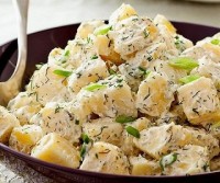 عکس طرز تهیه سالاد سیبزمینی رژیمی