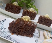 عکس طرز تهیه کیک قابلمه ای سه سوته