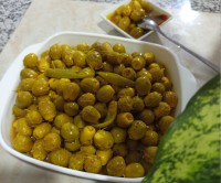 عکس طرز تهیه ترشی پپوک(خرمای نارس)