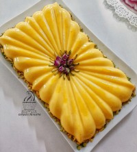 عکس طرز تهیه دسر زعفرانی مجلسی
