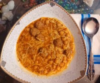 عکس طرز تهیه سوپ ورمیشل ترکی