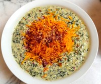 عکس طرز تهیه بورانی اسفناج خاص