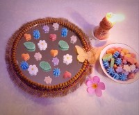 عکس طرز تهیه قند رنگی گیاهی 