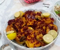 عکس طرز تهیه مرغ مجلسی متفاوت