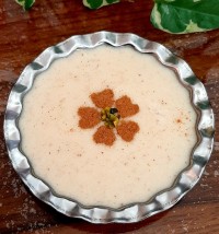 عکس طرز تهیه فرنی با پودرسنجد