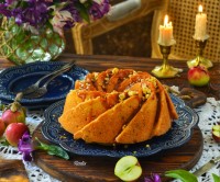 عکس طرز تهیه کیک کاراملی