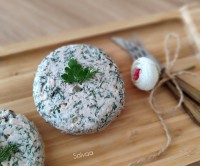 عکس طرز تهیه سالاد مرغ وگردو
