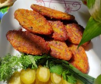 عکس طرز تهیه کتلت بدون گوشت و تخم مرغ