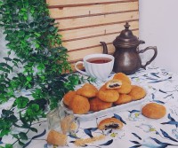 عکس طرز تهیه کلیجه عراقیه بالتمر(کلوچه محلی خرمایی)