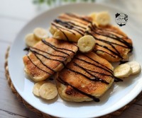 عکس طرز تهیه پنکیک ماست و لیمو