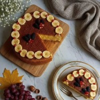 عکس طرز تهیه کیک اسفنجی قابلمه‌ای