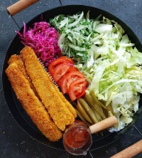 عکس طرز تهیه اسنک مرغ