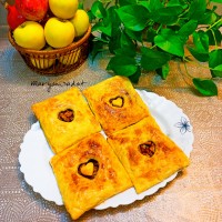 عکس طرز تهیه تارت سیب با خمیر هزارلا