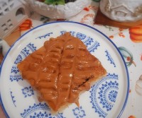 عکس طرز تهیه کیک لوتوس بدون تخم مرغ