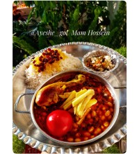 عکس طرز تهیه خورشت کوردی(با مرغ)