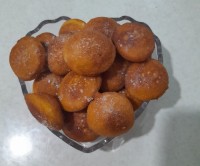 عکس طرز تهیه نان قاشقی(قاشق نون مازندرانی)