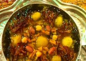 عکس طرز تهیه آش زنگلاچو