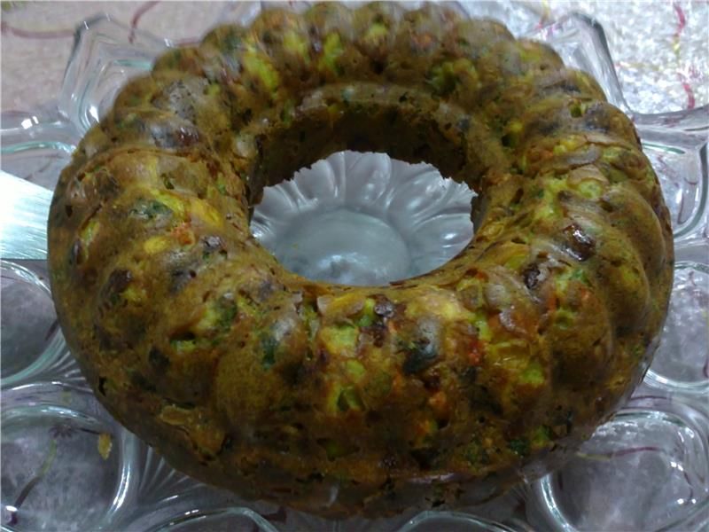 کیک سبزیجات