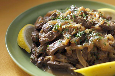 خوراک جگر سوخاری