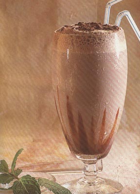 میلک شیک شکلاتی