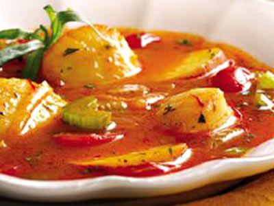 سوپ سیب زمینی به روش چینی