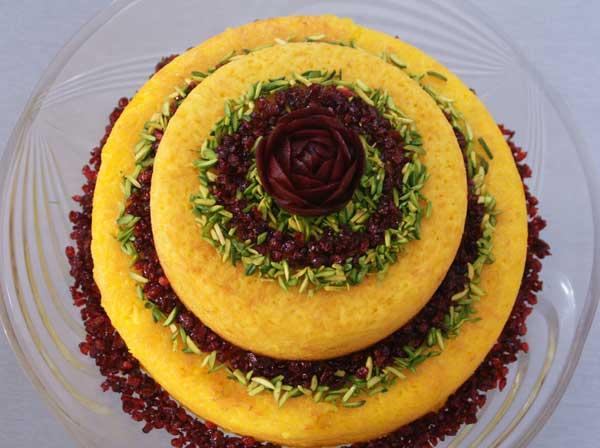 ته چین مرغ ۲ طبقه