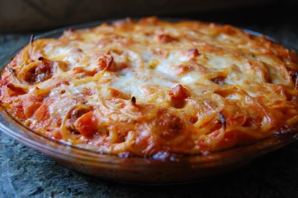عکس اسپاگتی پیتزا ۱ 