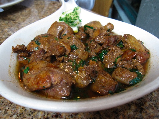 خوراک جوجه با جگر