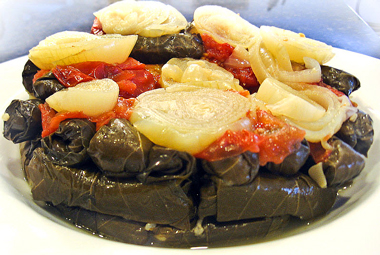 دلمه برگ مو لبنانی