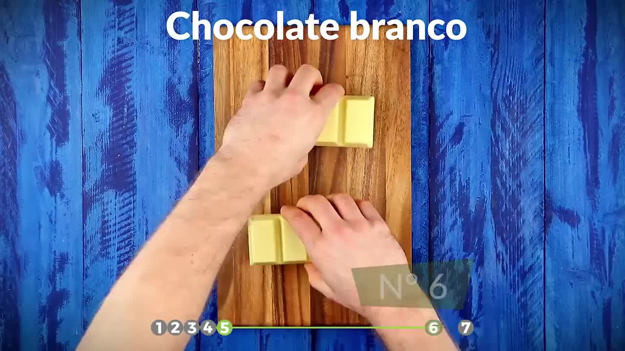 تزیین شکلات سفید