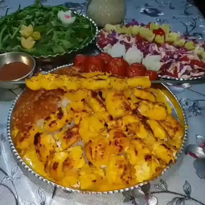 کباب کردن فیله مرغ