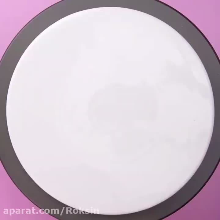 تزئین کیک با طرح گل