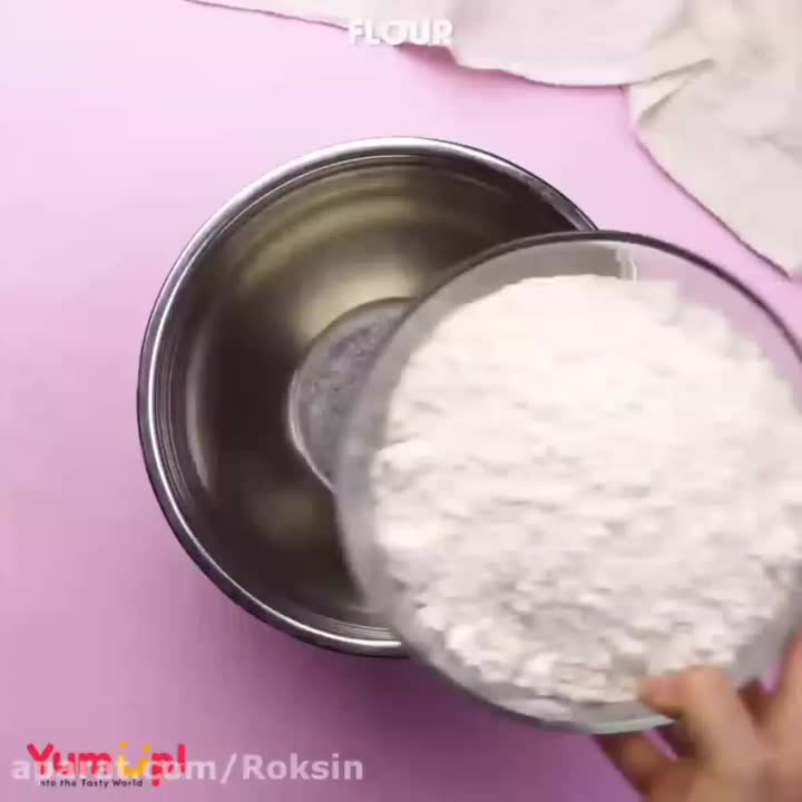 پنکیک آسان با تزیین تک شاخ یا همون یونیکورن