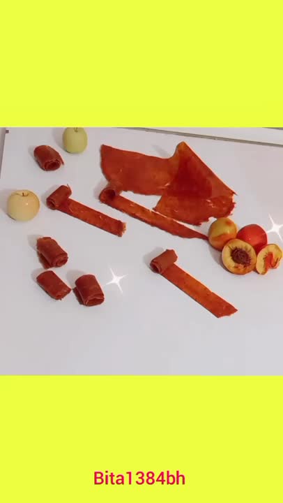 لواشک سیب و شلیل