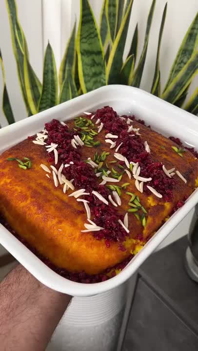 ته چین در ماهیتابه رژیمی