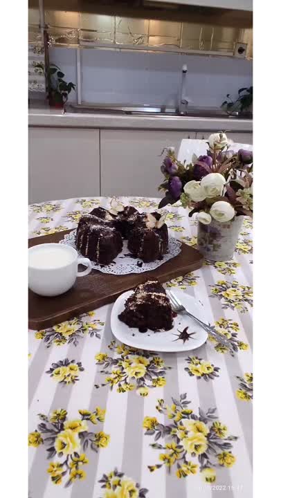 کیک شیفون شکلاتی خاتون پز