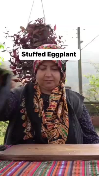 بادمجان شکم پر